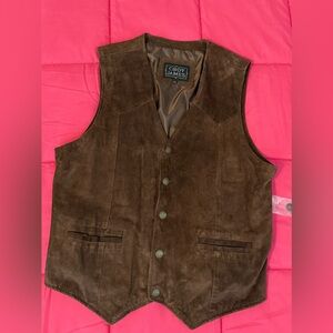 Brown Suede Vest